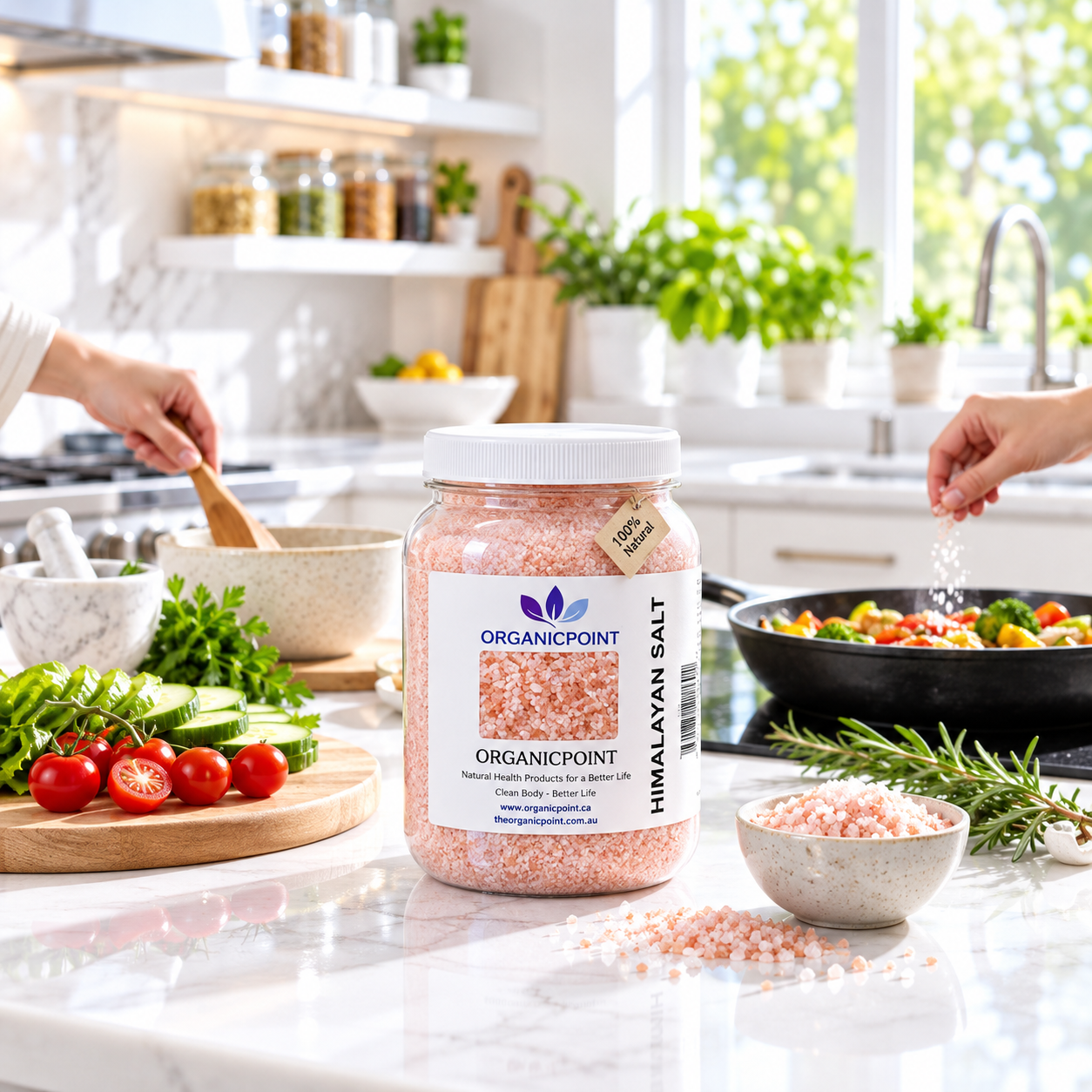 Himalayan Salt Natural Pink, Fine Ground