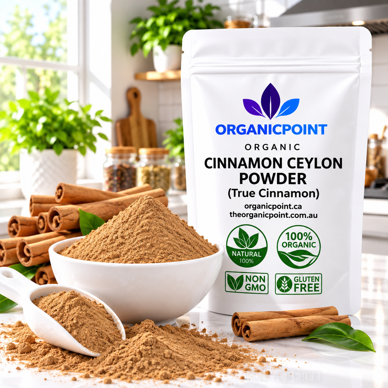 Organic  Cinnamon Ceylon Powder, true, sweet