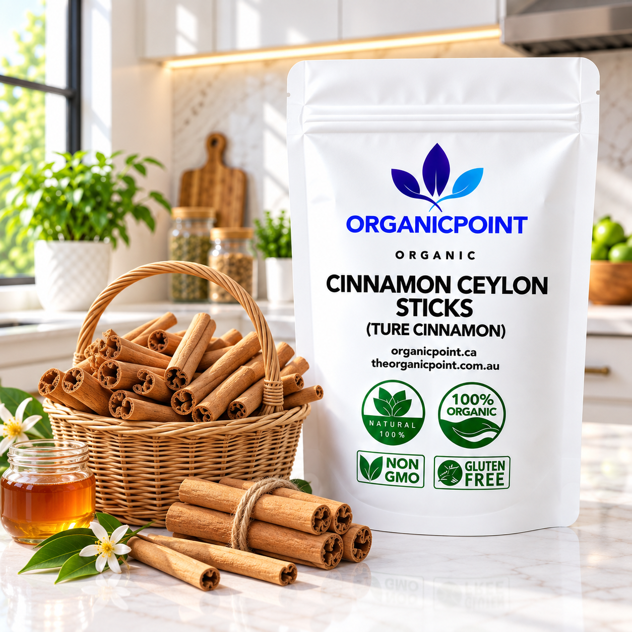 Organic Cinnamon Ceylon Sticks, True, Sweet