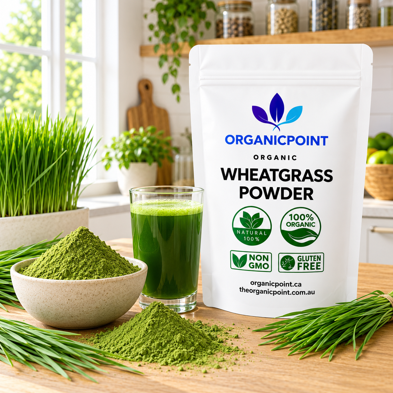 Organic Wheatgrass Juice Powder