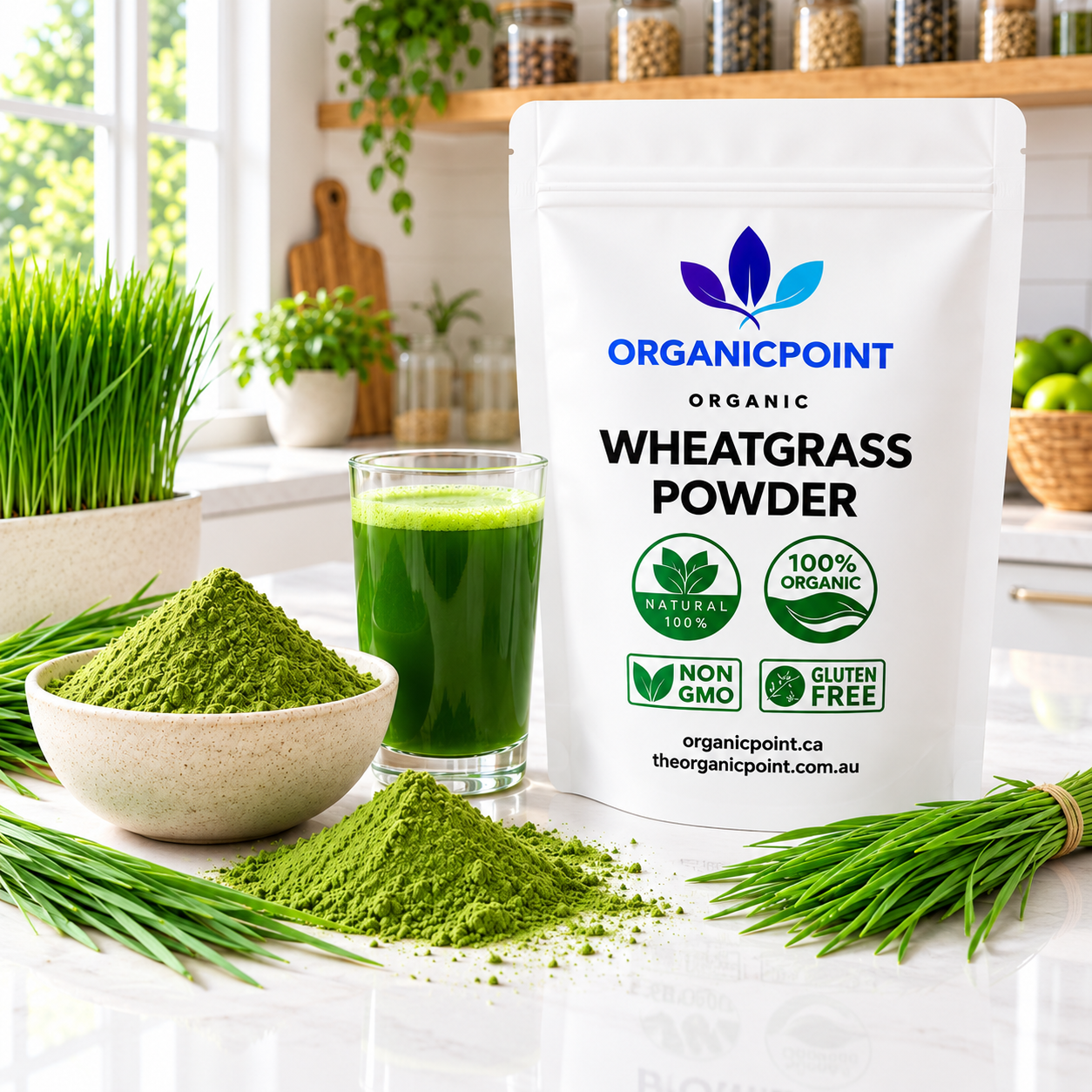 Organic Wheatgrass Juice Powder