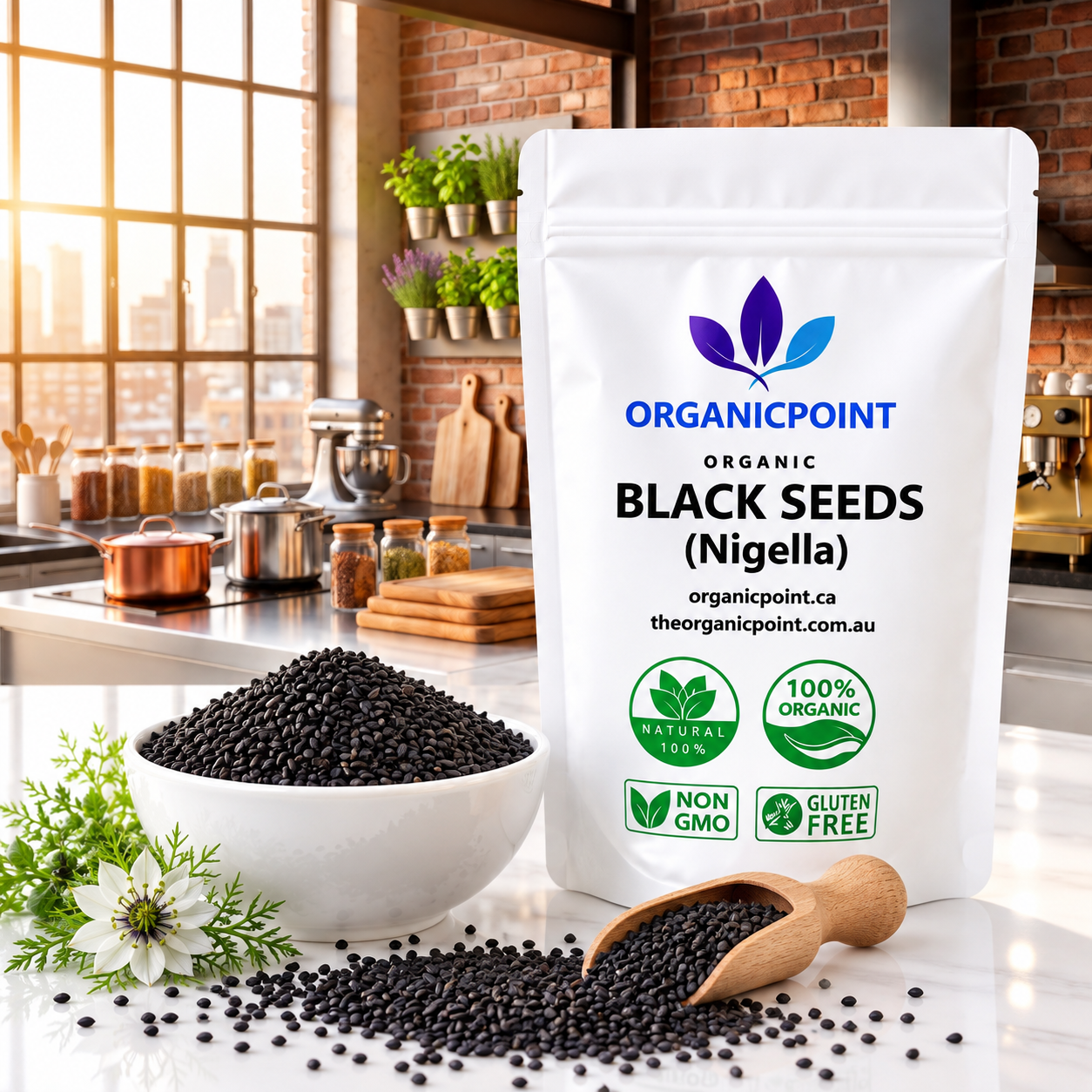 Organic Black Seed (Nigella), Whole