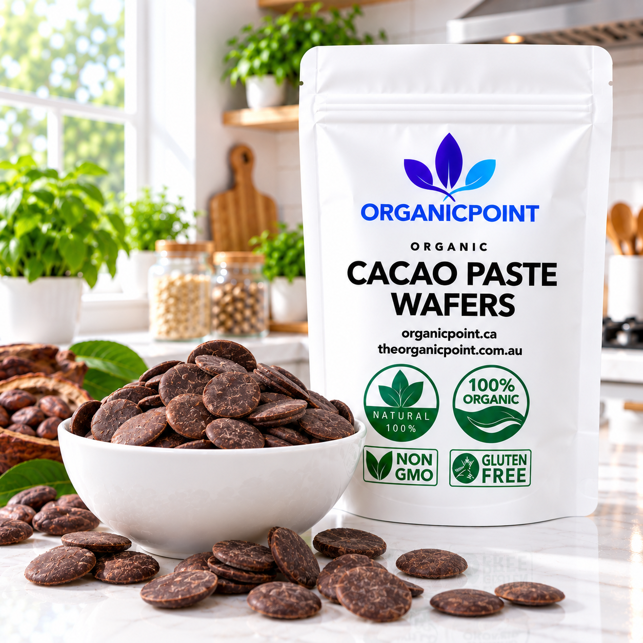 Organic Cacao Paste Wafers