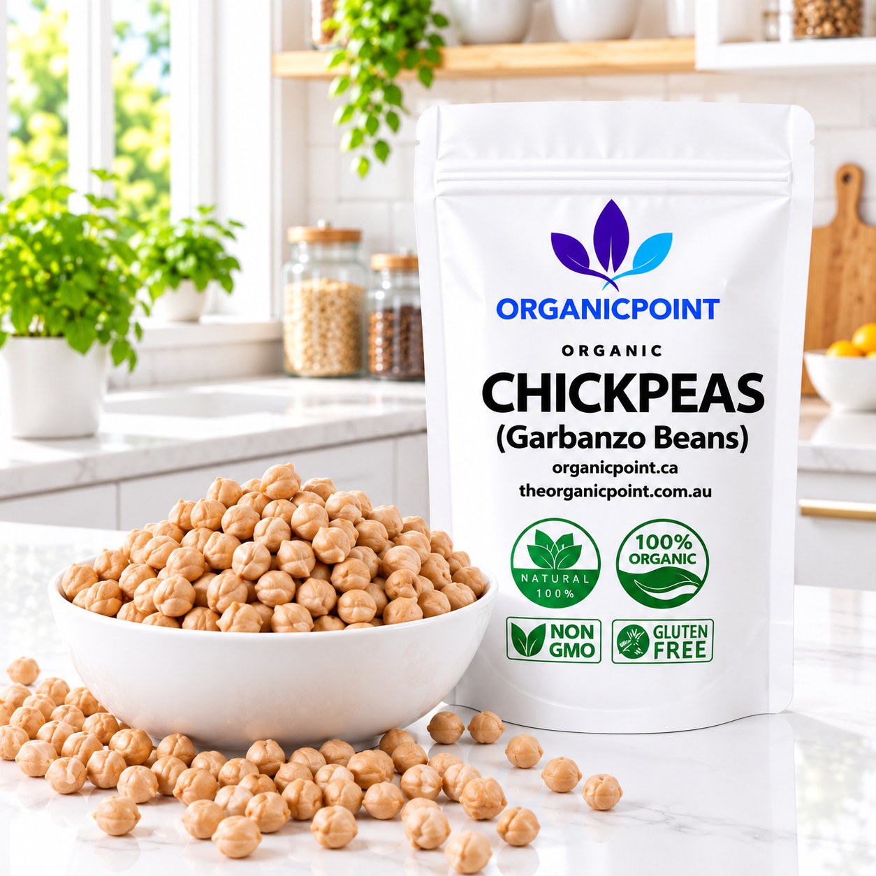 Organic Chickpeas (Garbanzo Beans)