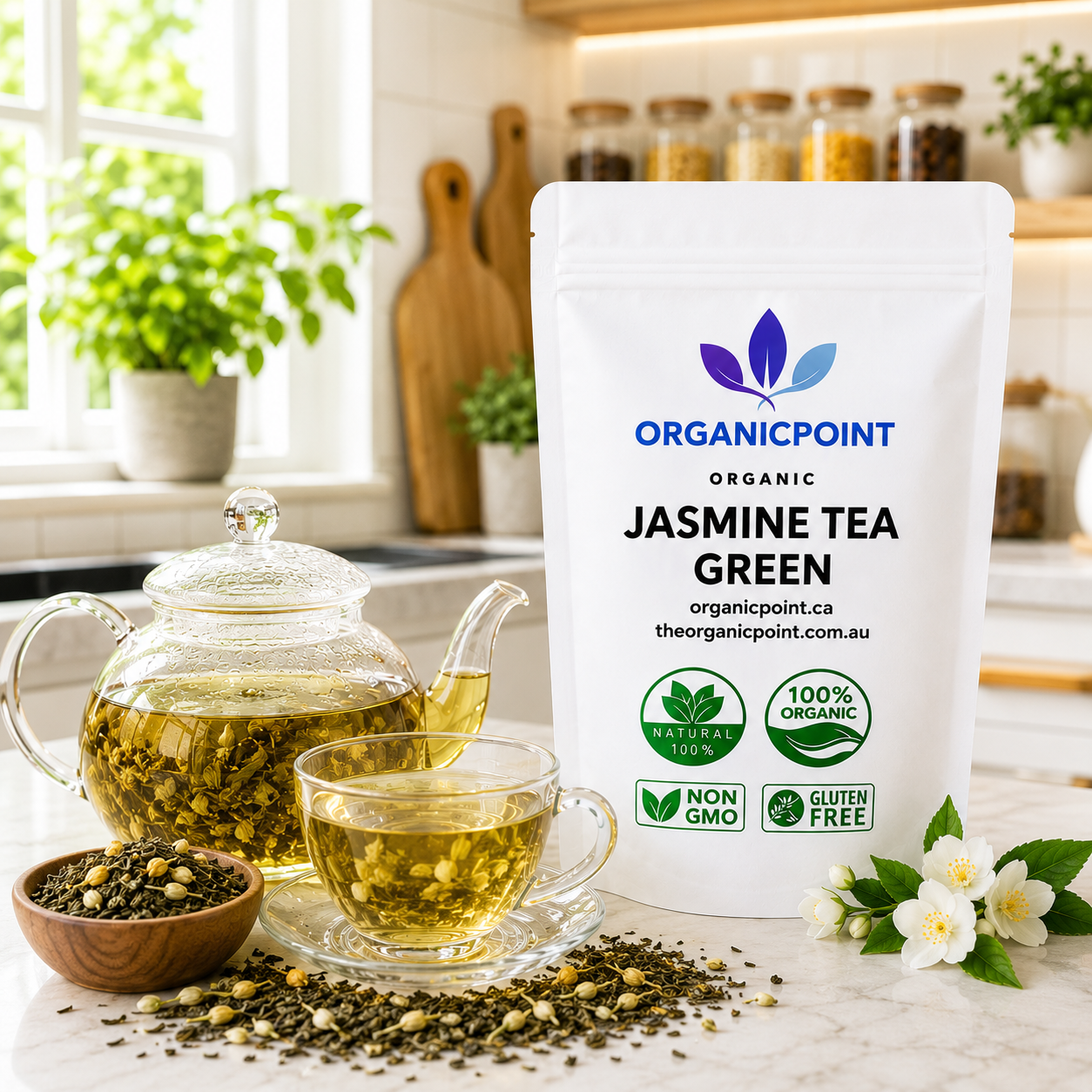 Organic Jasmine Tea, Green