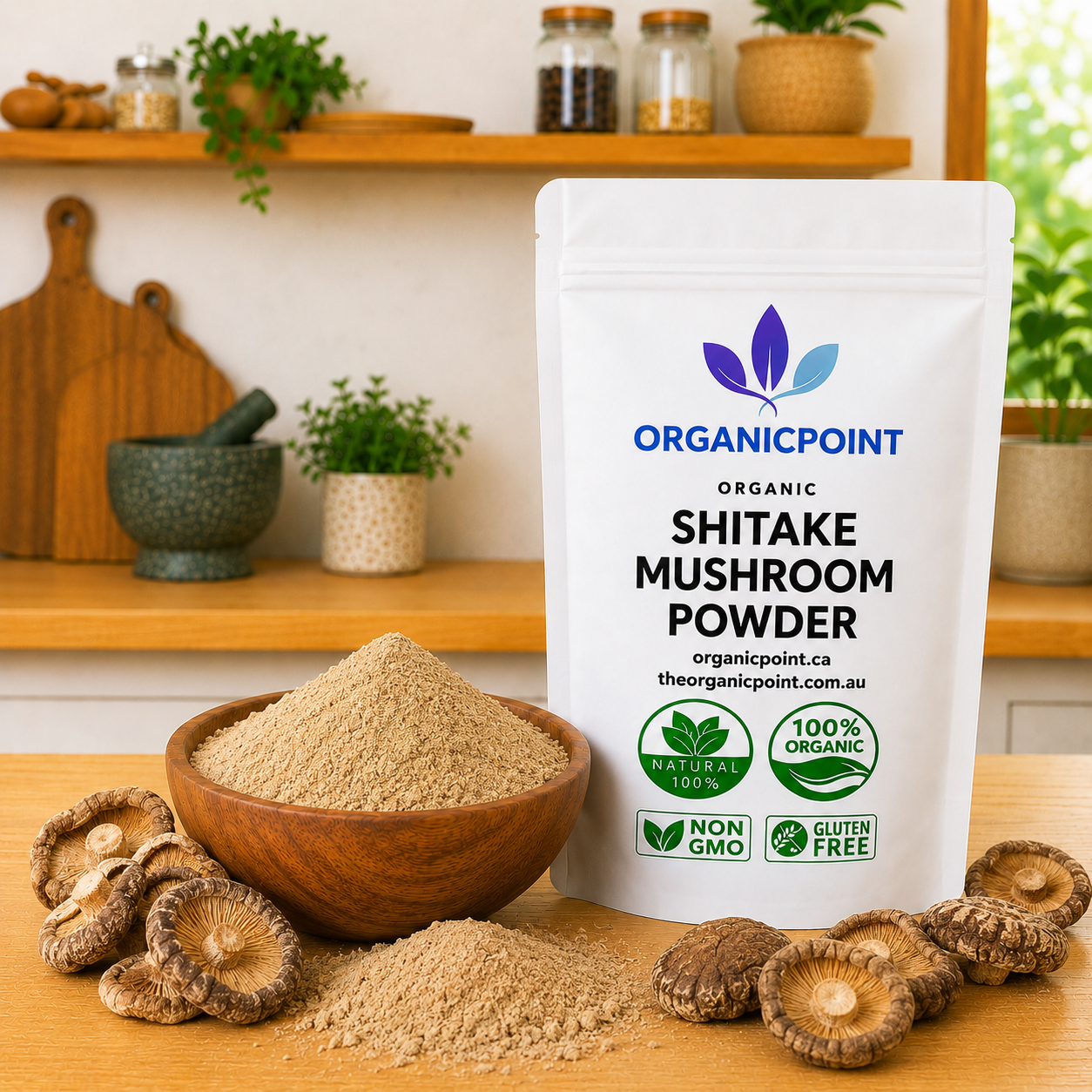 Organic Shitake Mushroom Powder