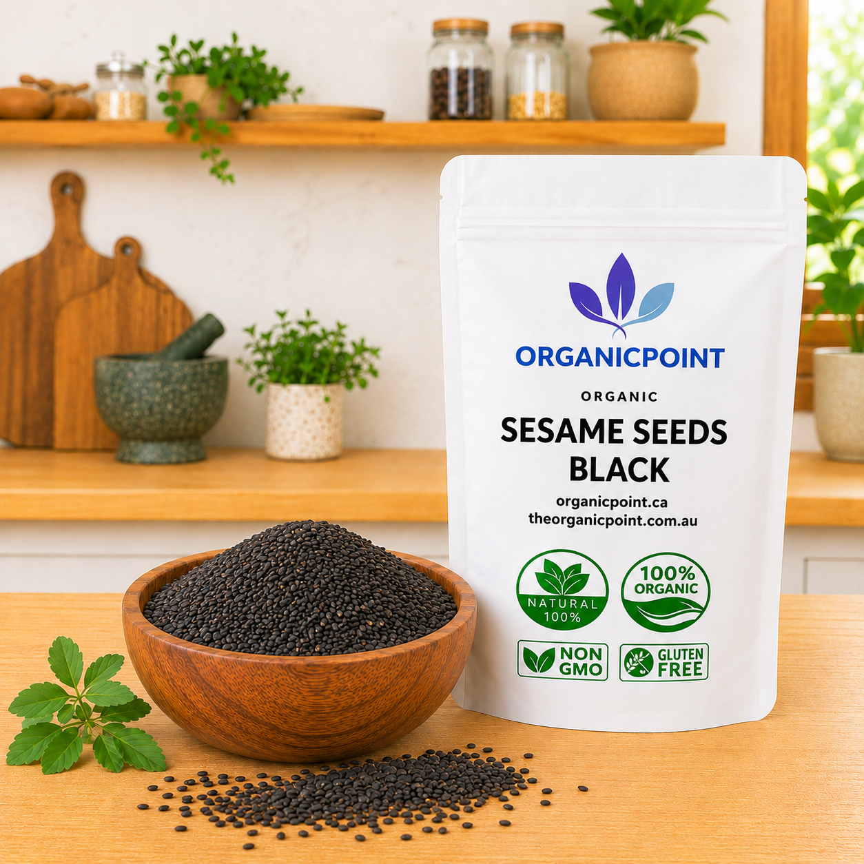 Organic Sesame Seeds, Black