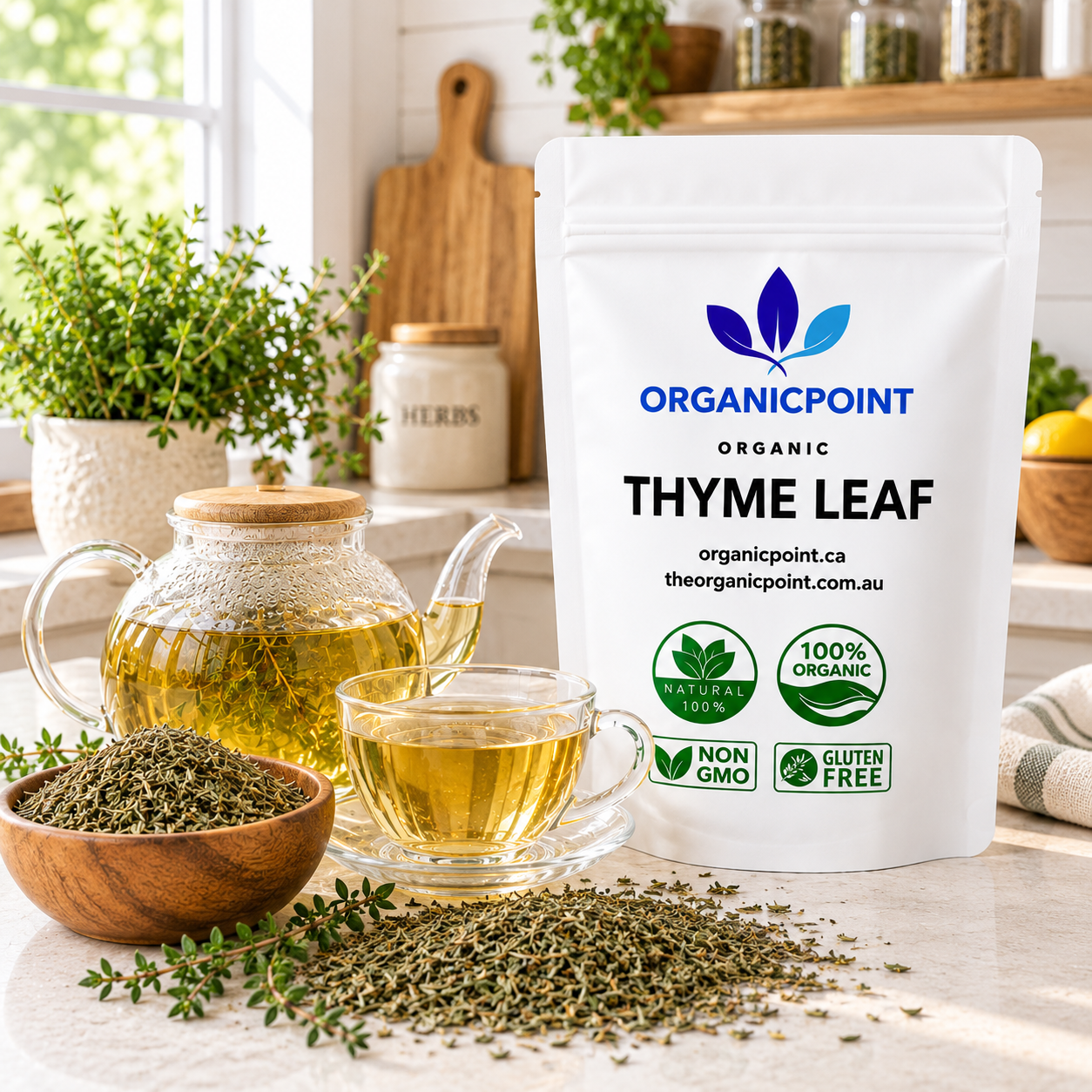 Organic Thyme Leaf, c/s