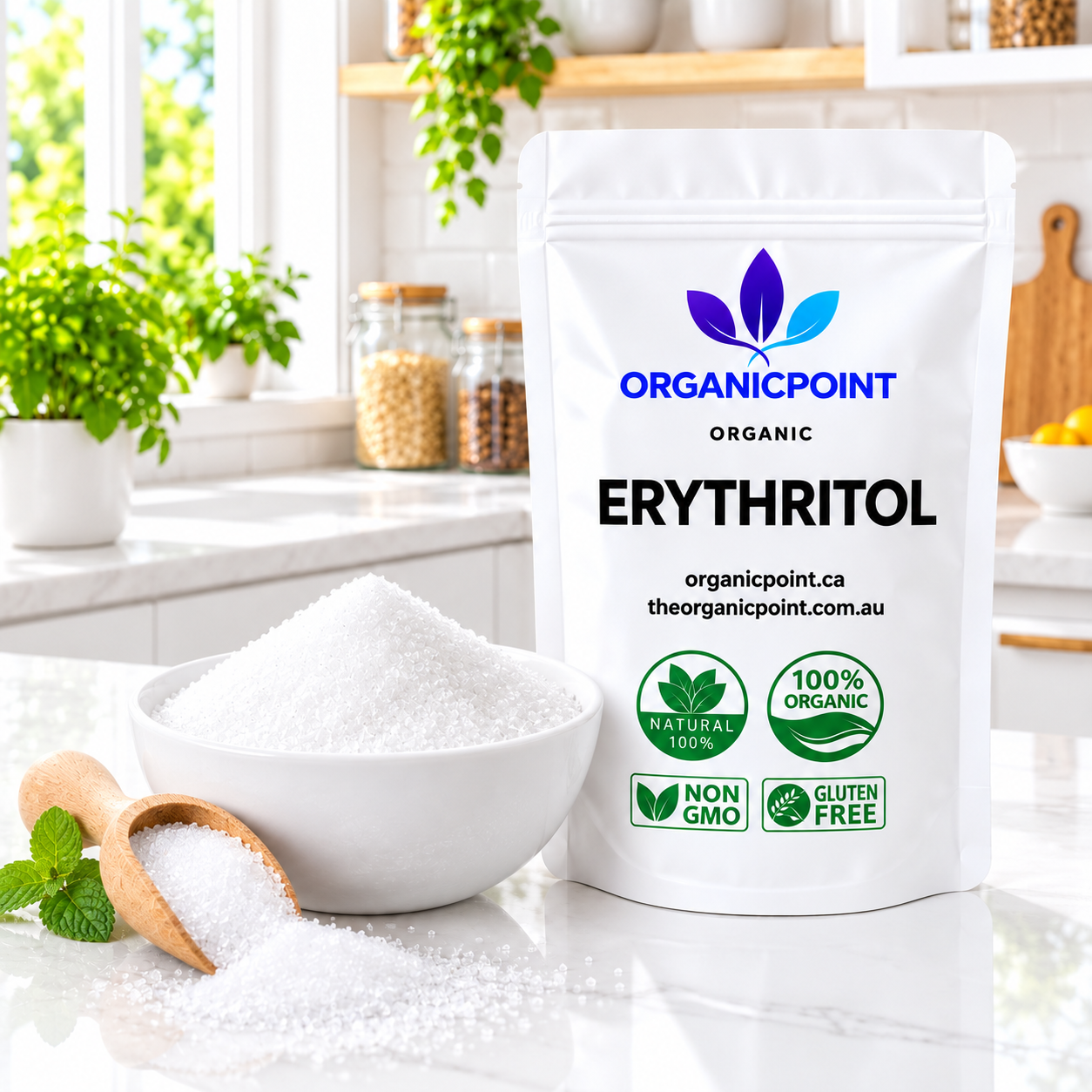 Organic Erythritol Crystals