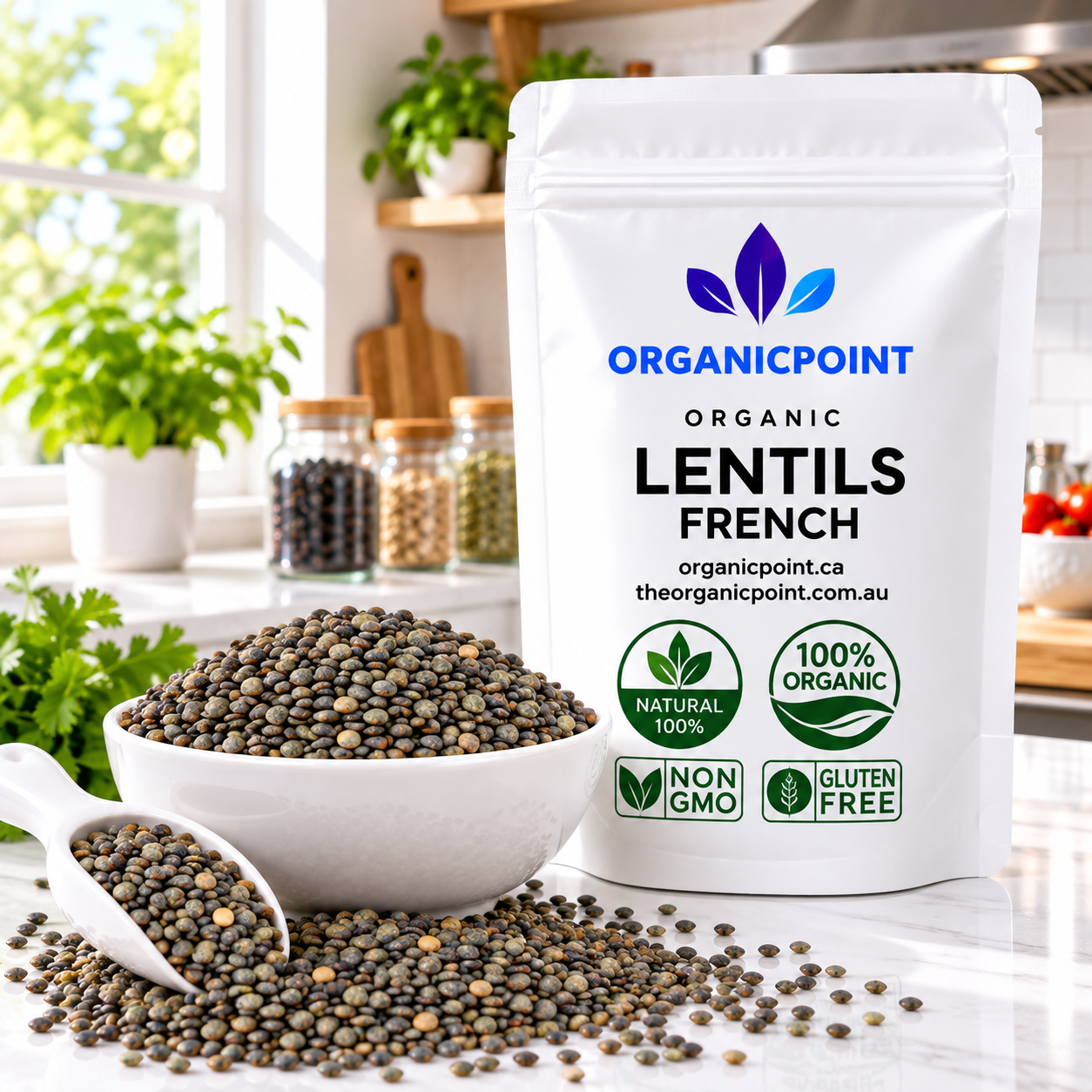 Organic Lentils, French