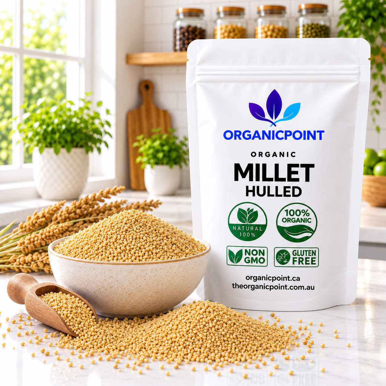 Organic Millet Hulled
