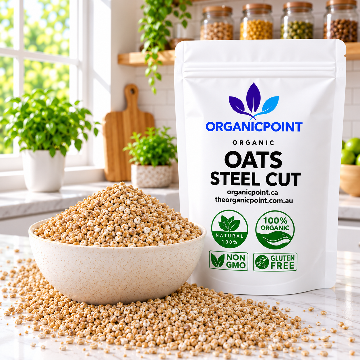 Organic Oats Steel Cut