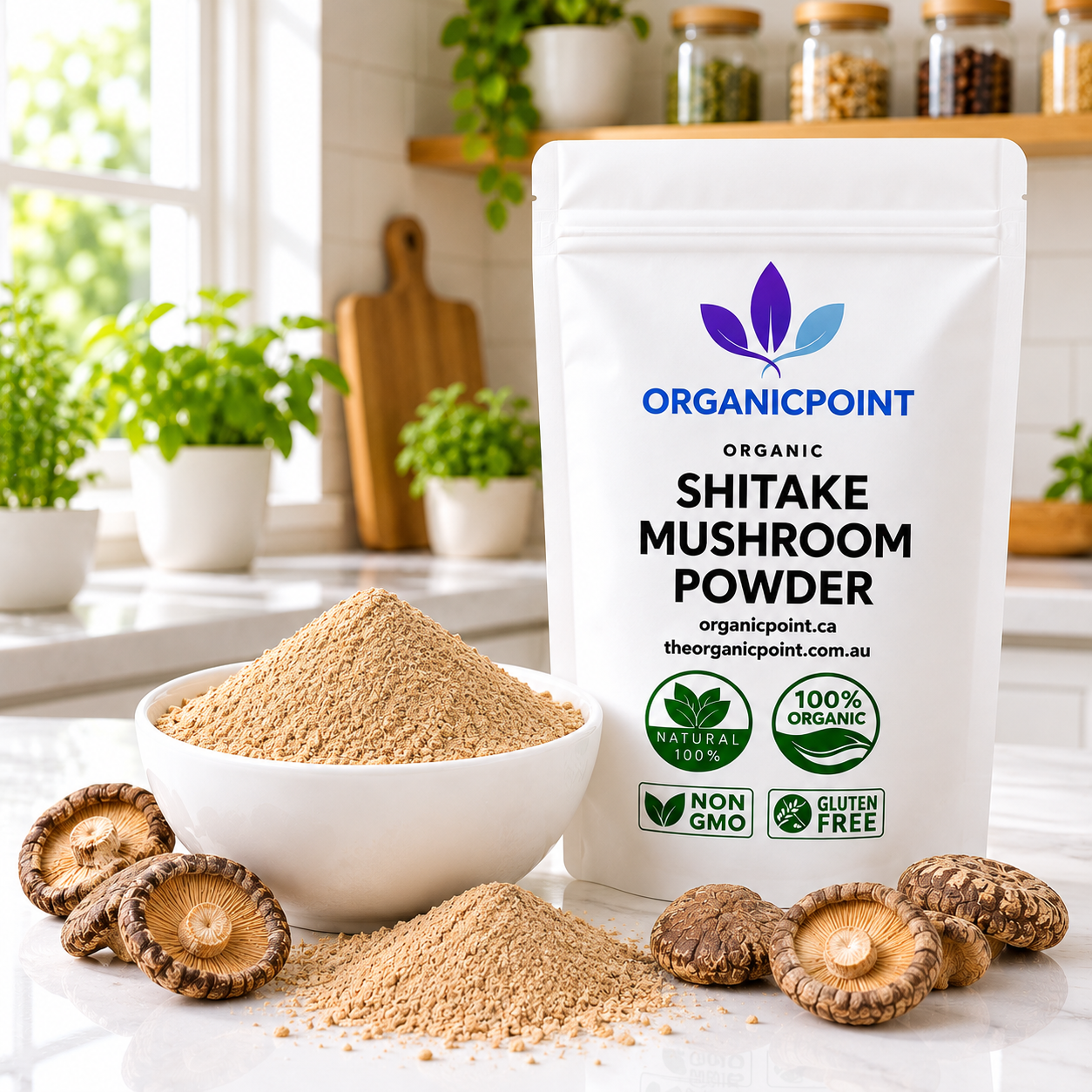 Organic Shitake Mushroom Powder