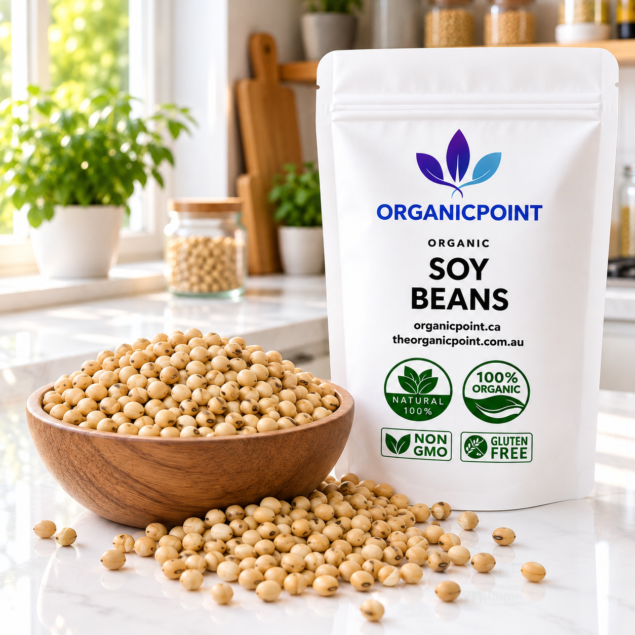 Organic Soy Beans