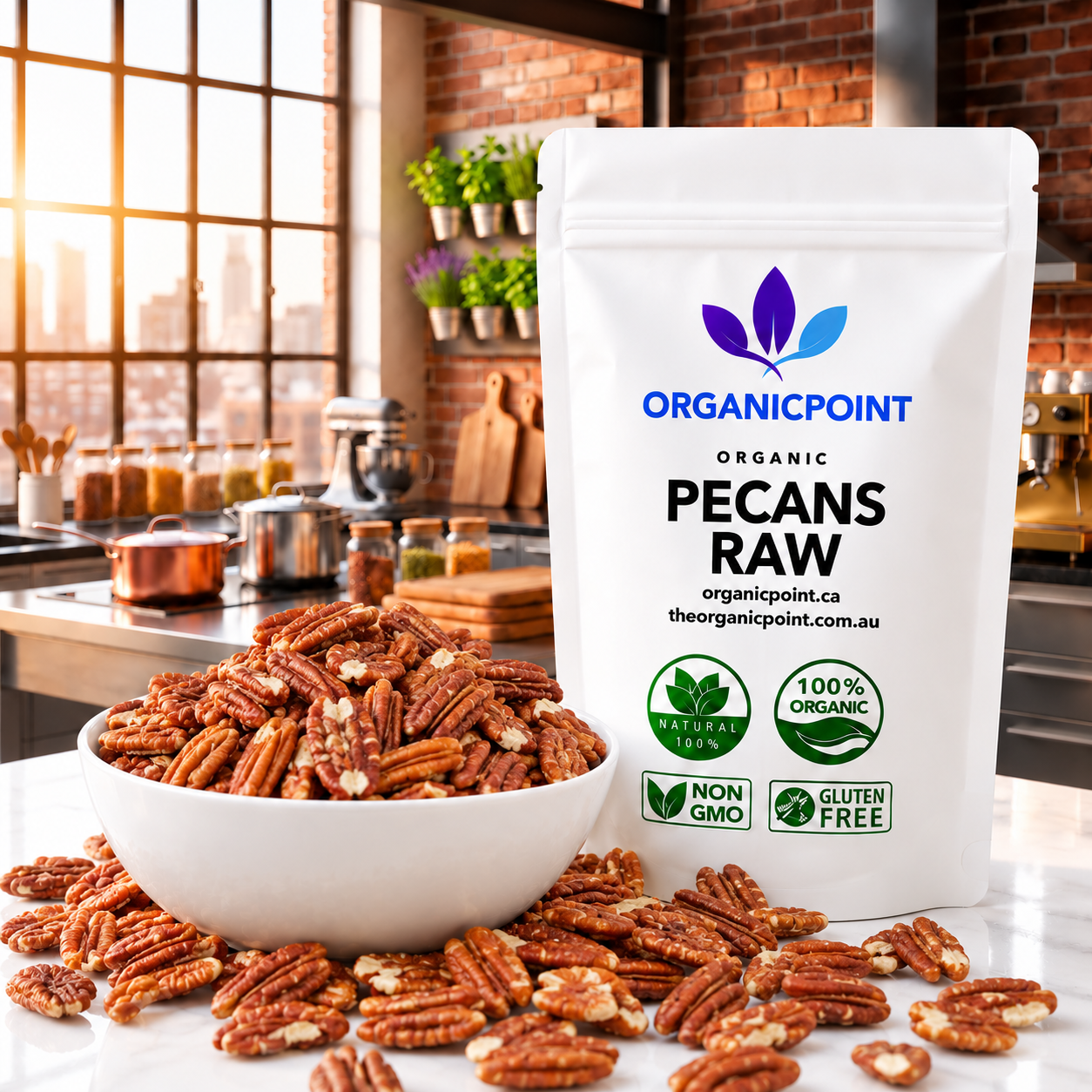 Organic Pecans Raw