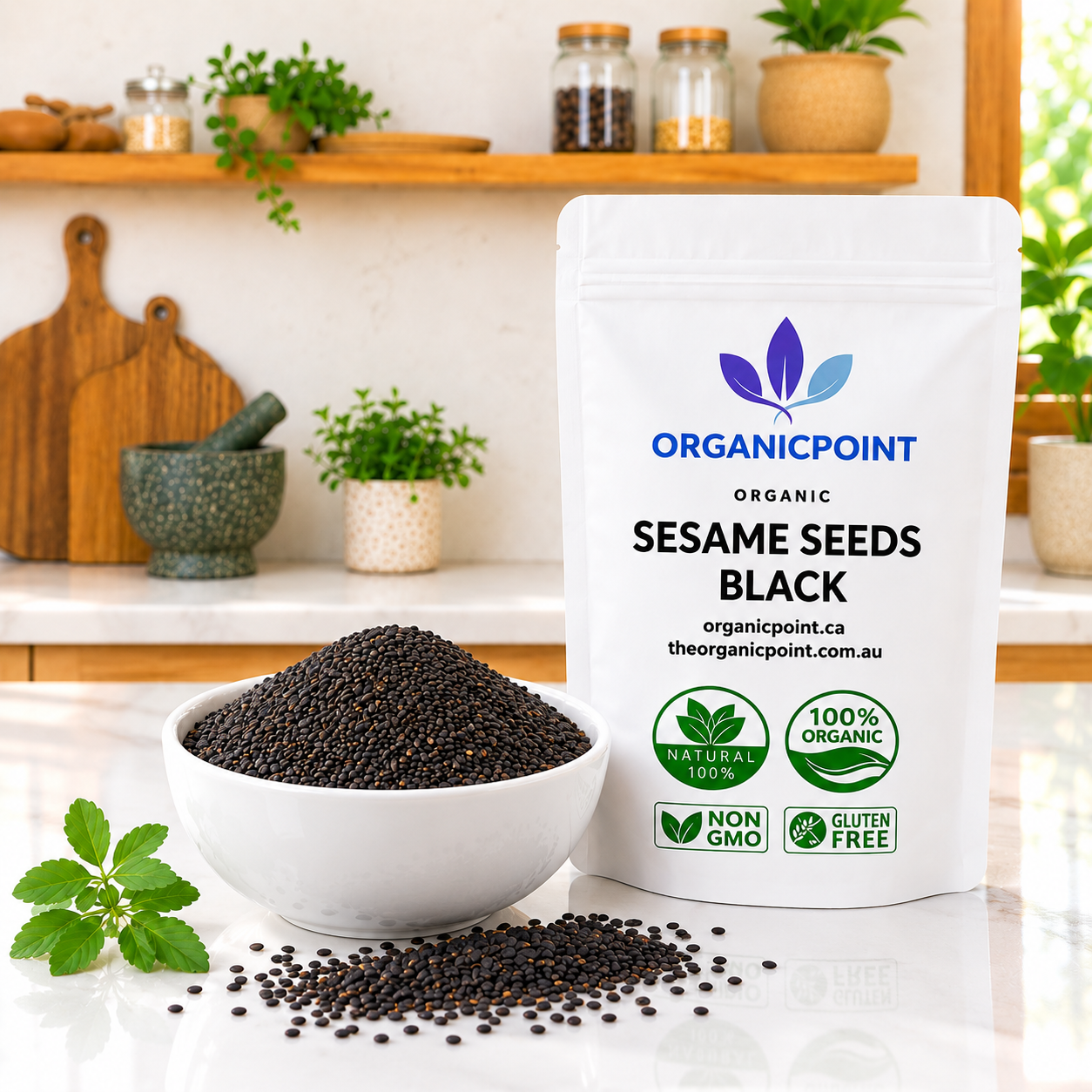 Organic Sesame Seeds, Black