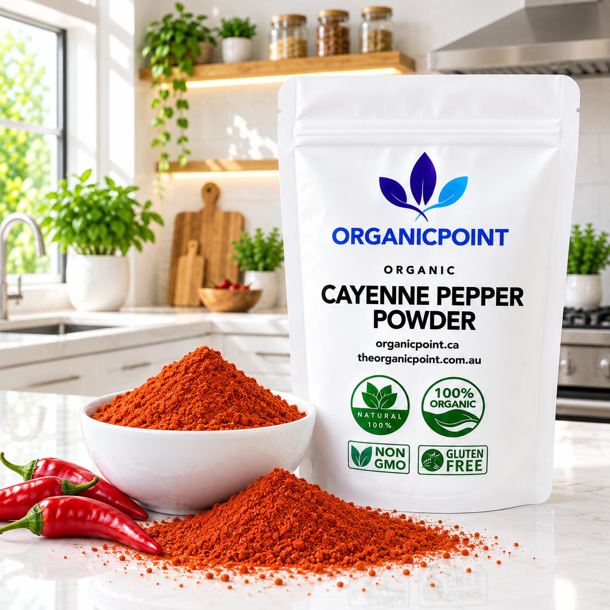 ORGANIC CAYENNE PEPPER, powder