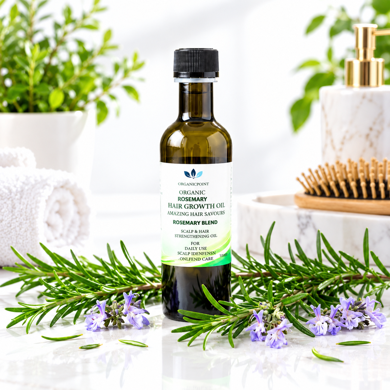 ROSEMARY HAIR GROWTH OIL Organic , 100ml