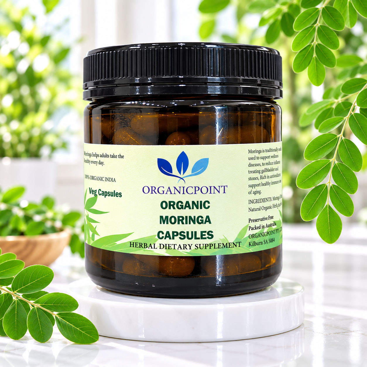 Organic Moringa Capsules