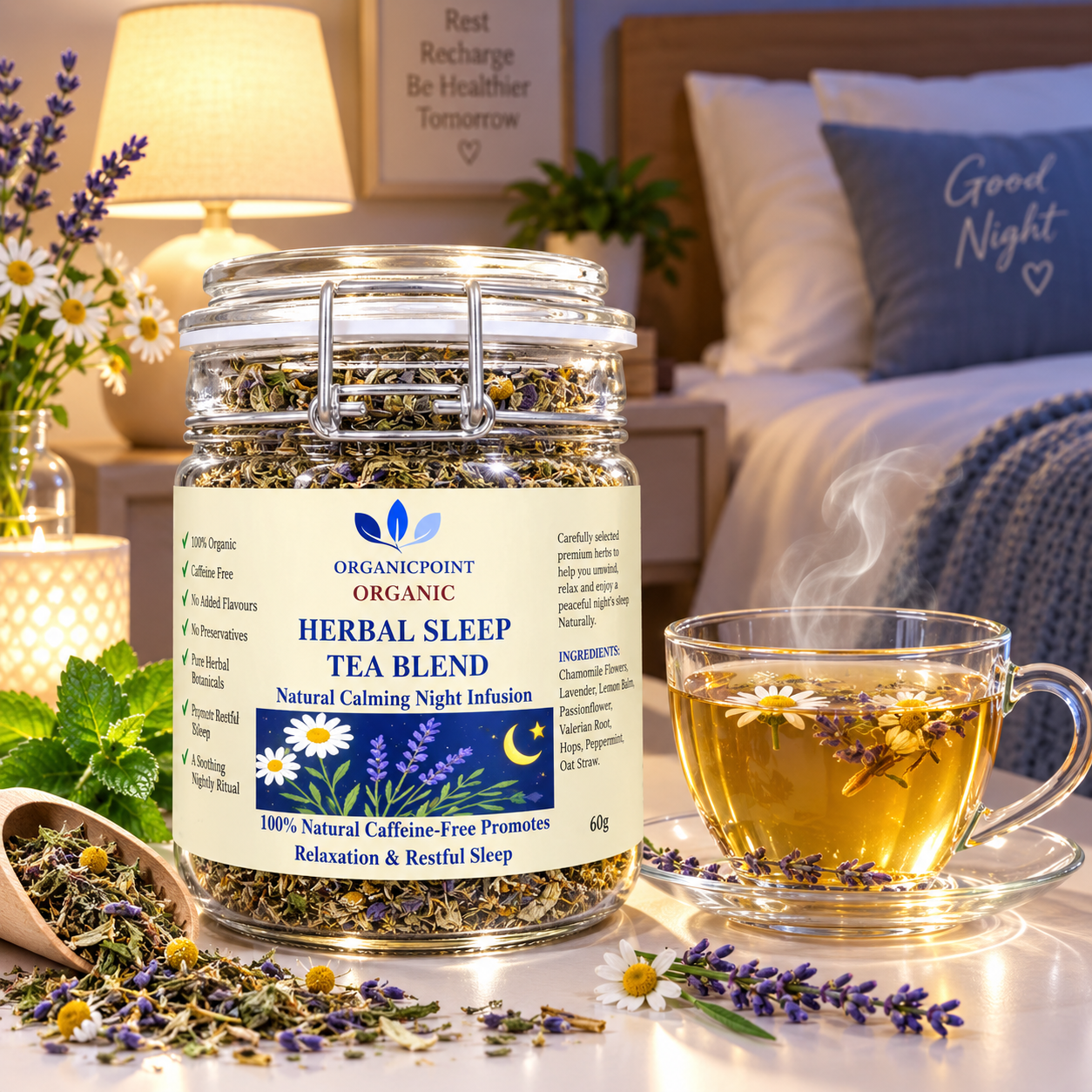 ORGANIC SLEEP TEA BLEND 60g