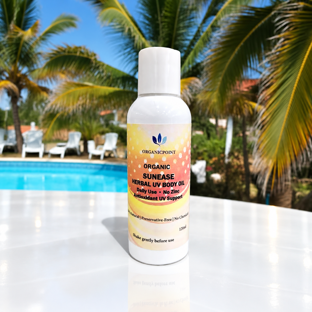 ORGANIC SUNEASE HERBAL UV BODY OIL 120ml