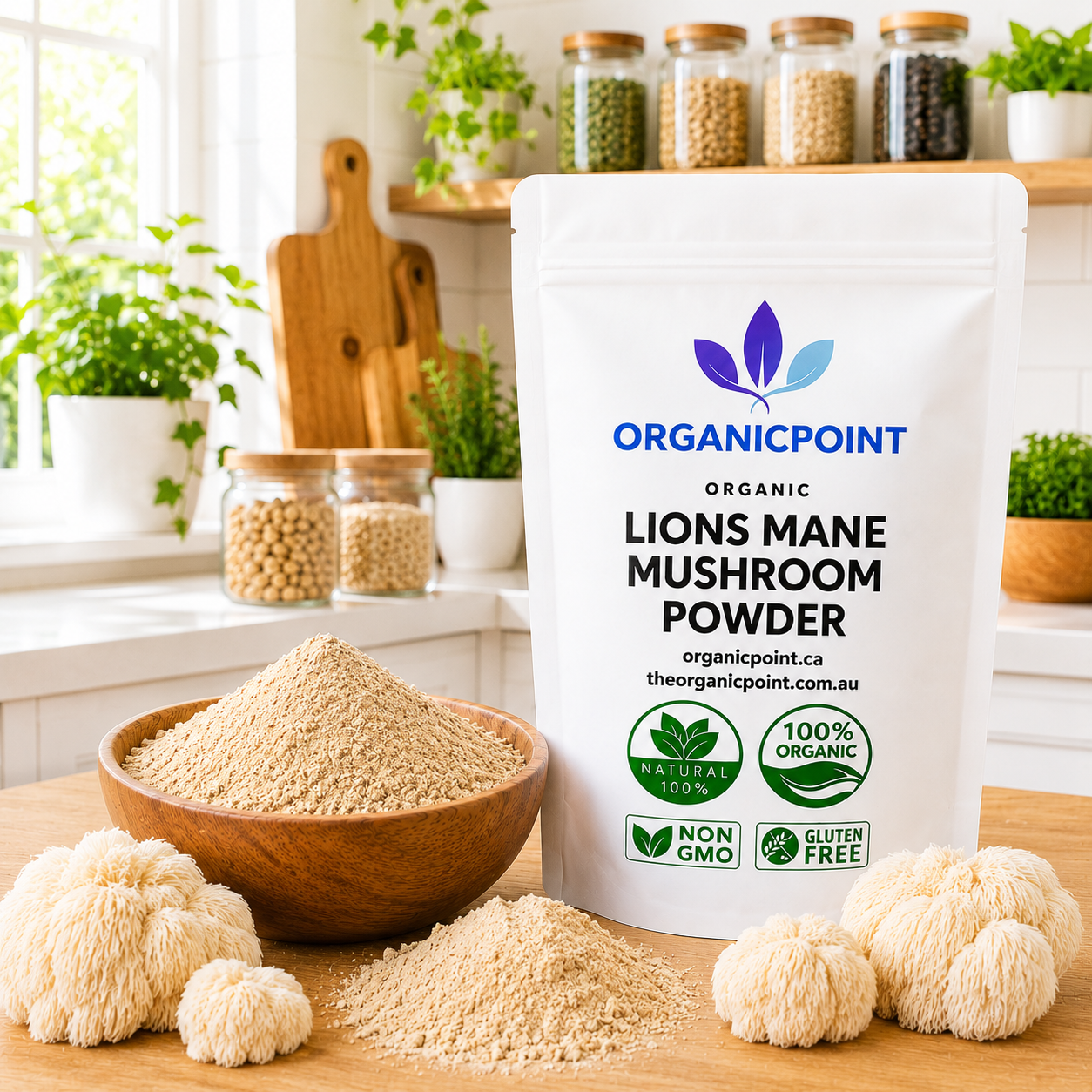 Lions Mane Mushroom Powder Organic