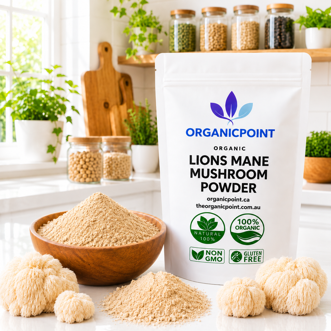 Lions Mane Mushroom Powder Organic