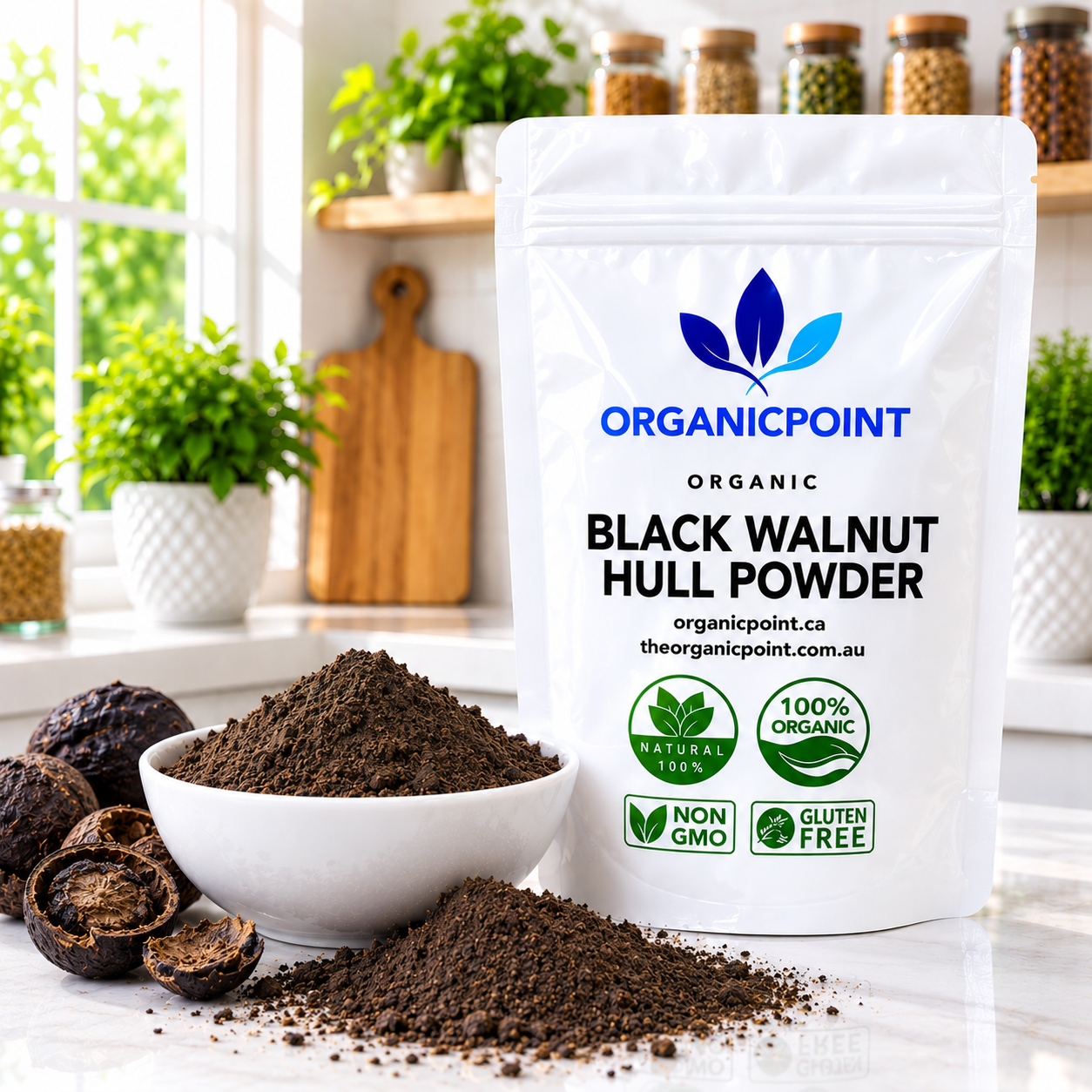Organic Black Walnut Hull Powder