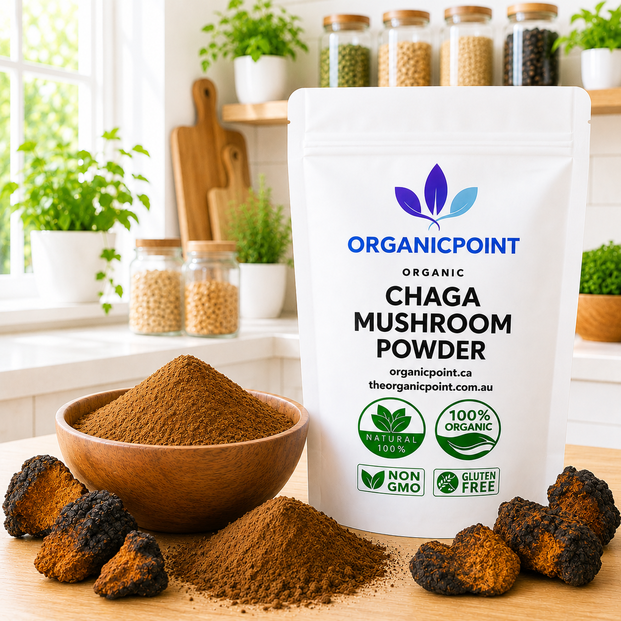 Organic Chaga Mushroom Powder