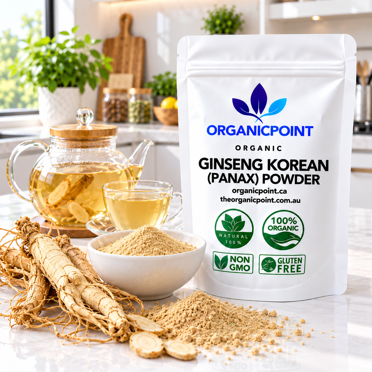 Organic GINSENG KOREAN Panax Powder