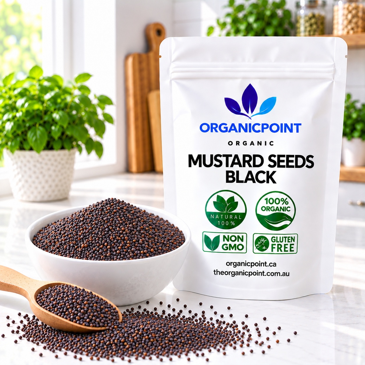 Organic Mustard Seeds Black