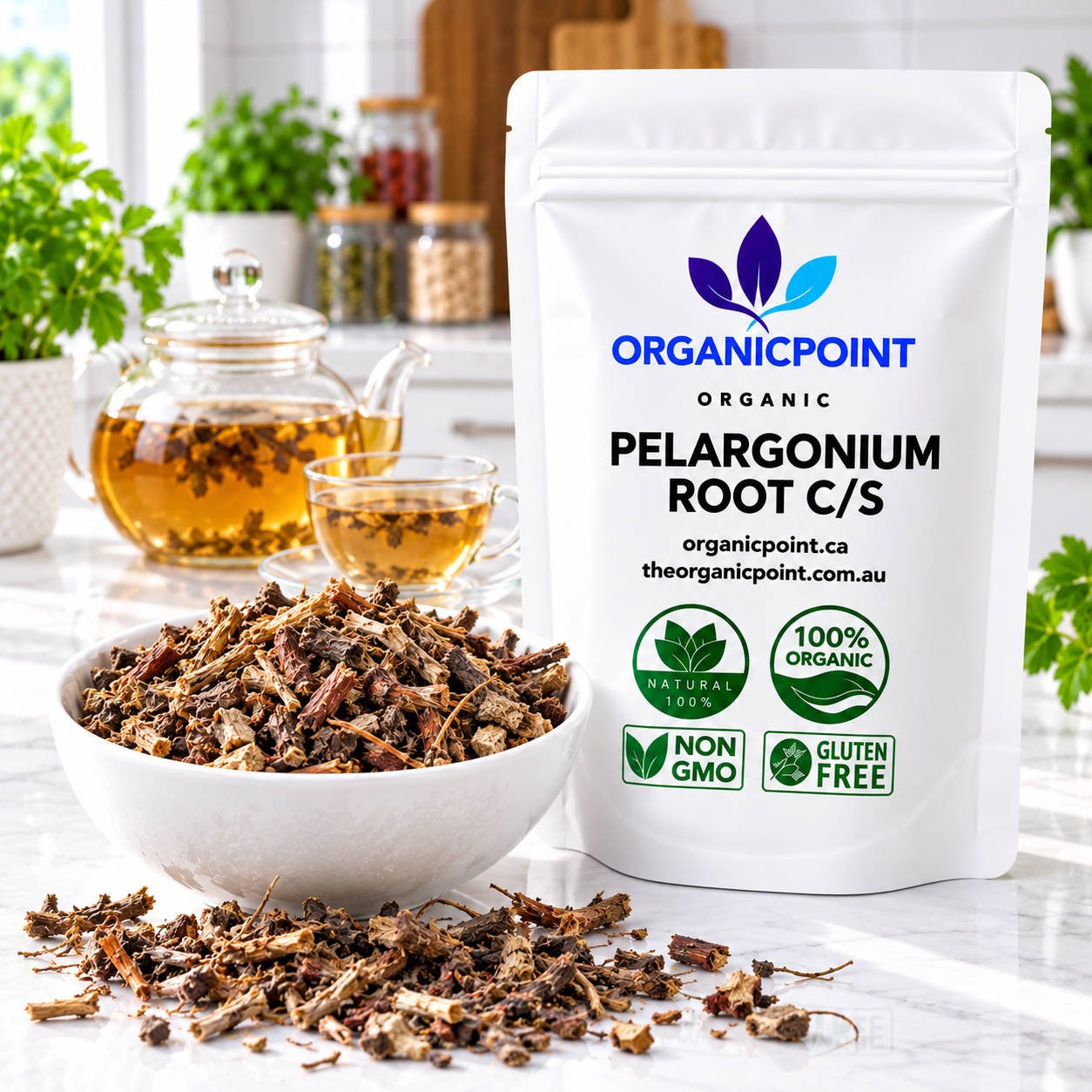 Organic Pelargonium Root