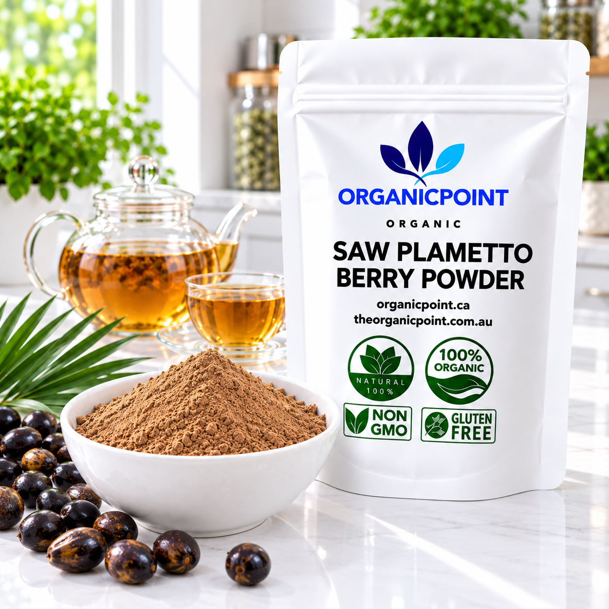 Organic Saw Palmetto Berry Powder