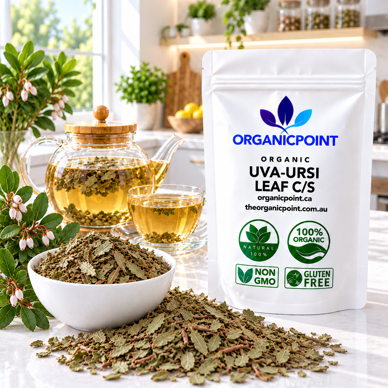 Organic UVA-URSI leaf