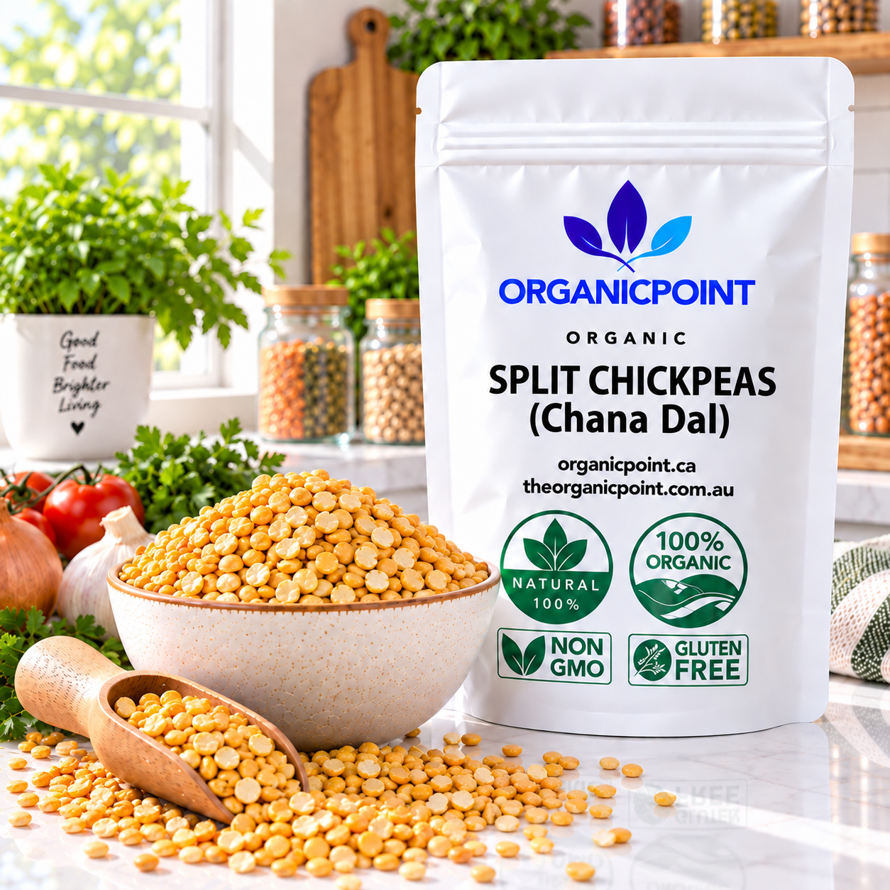 Split chickpeas (Chana Dal) Organic