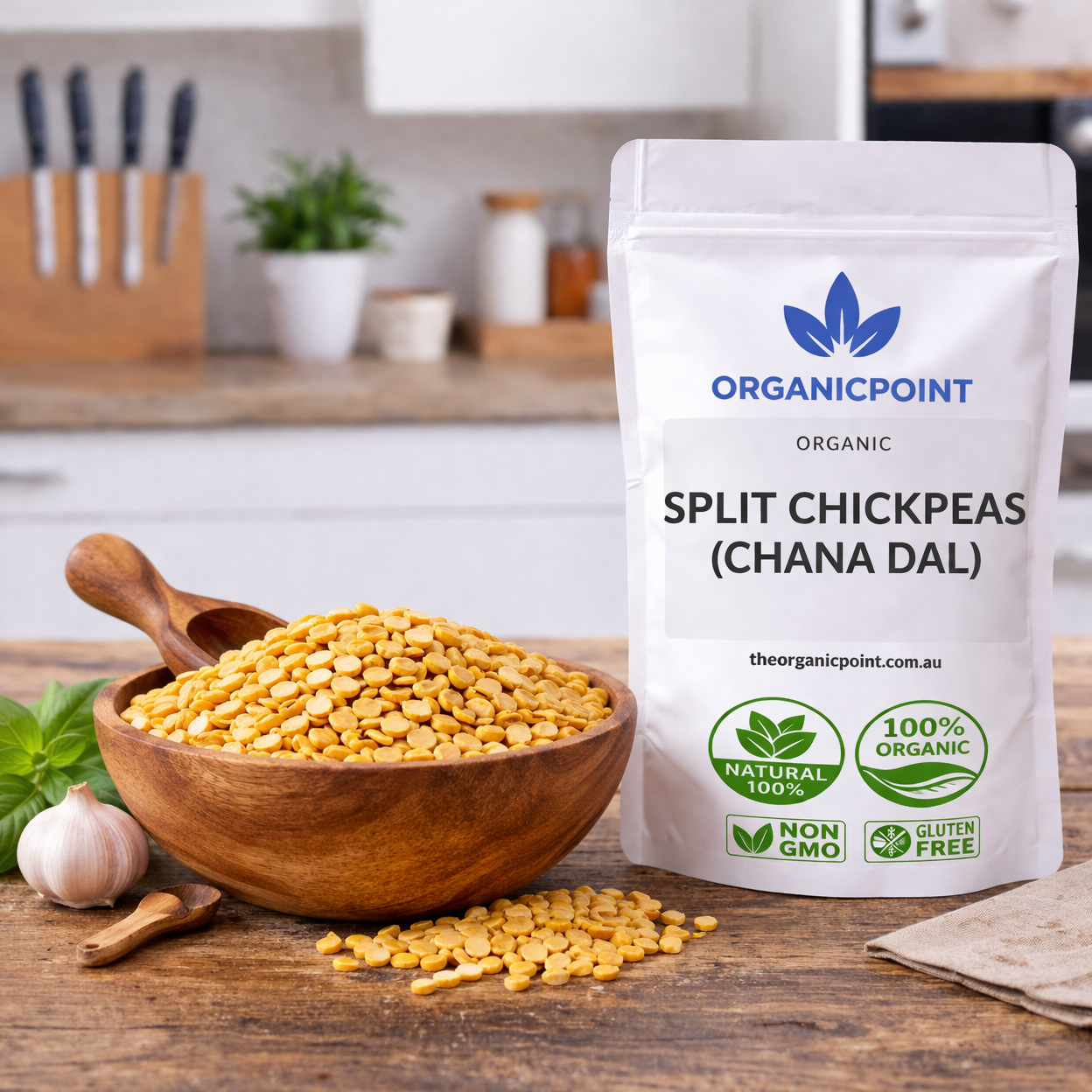 Split chickpeas (Chana Dal) Organic