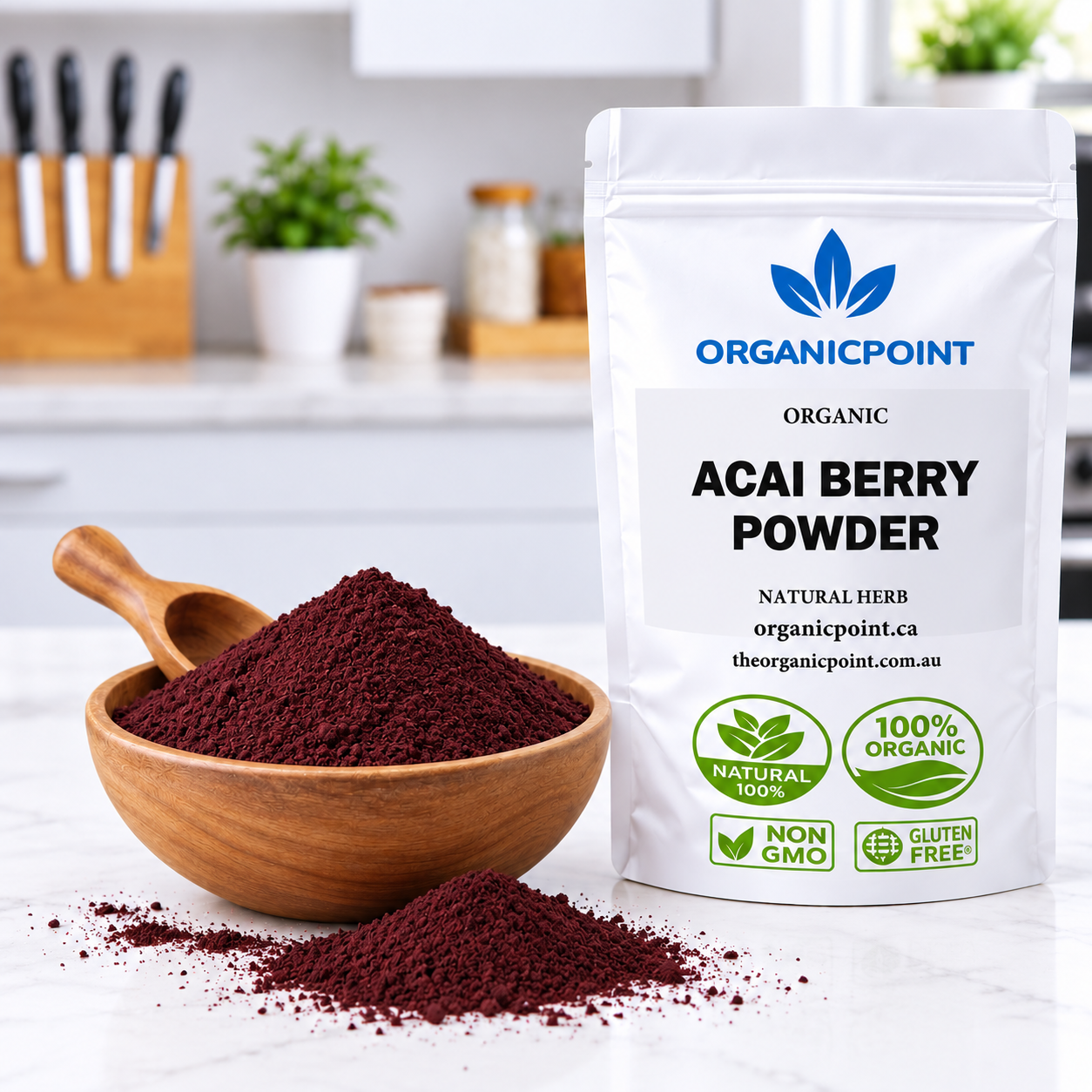 Acai Berry Freeze Dried Powder Organic