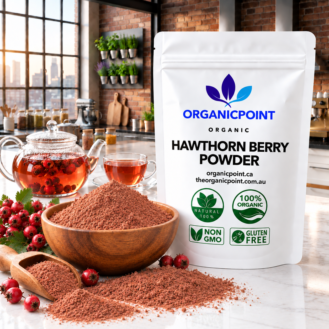 Hawthorn Berry Powder Organic