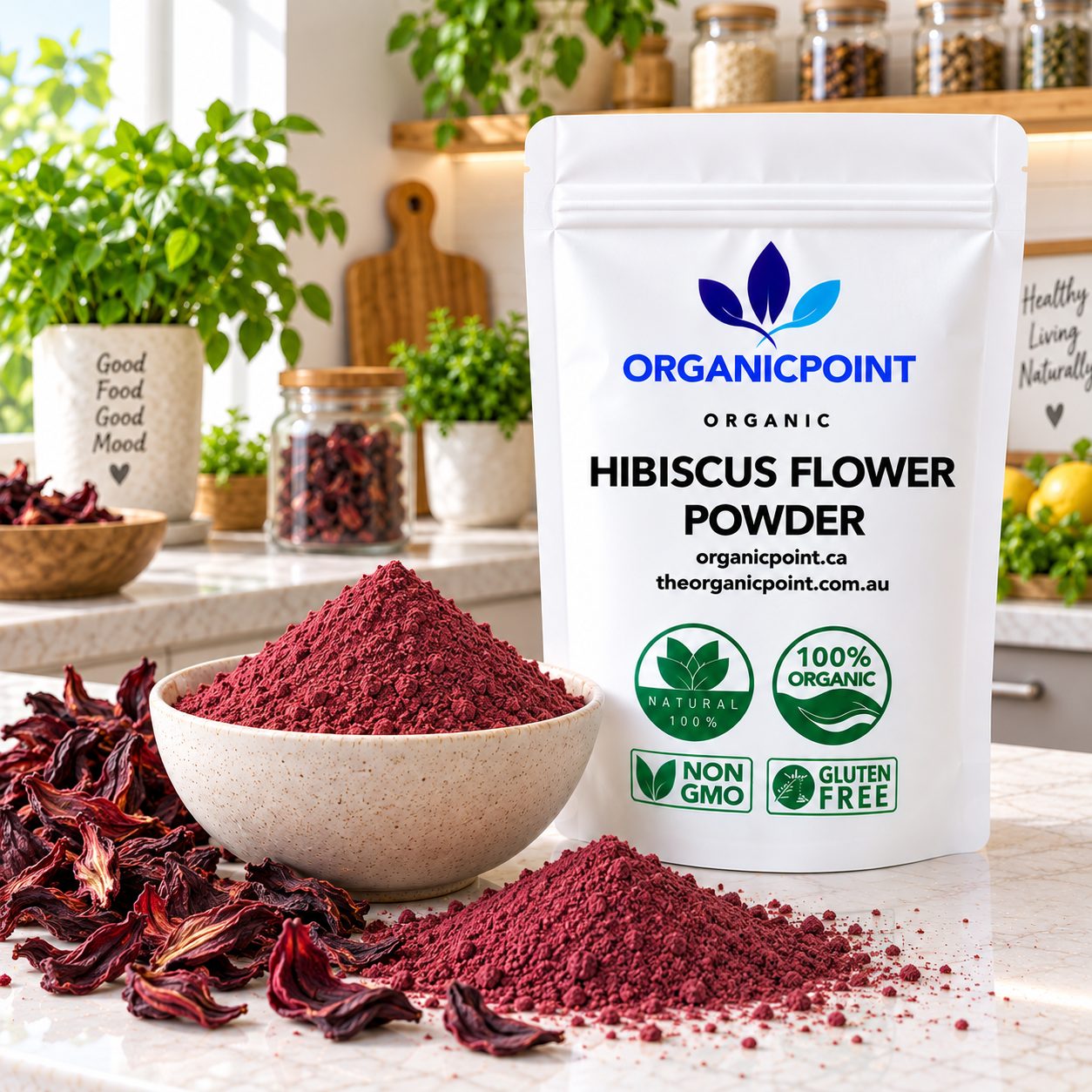Hibiscus / Rosella Flower Organic Powder