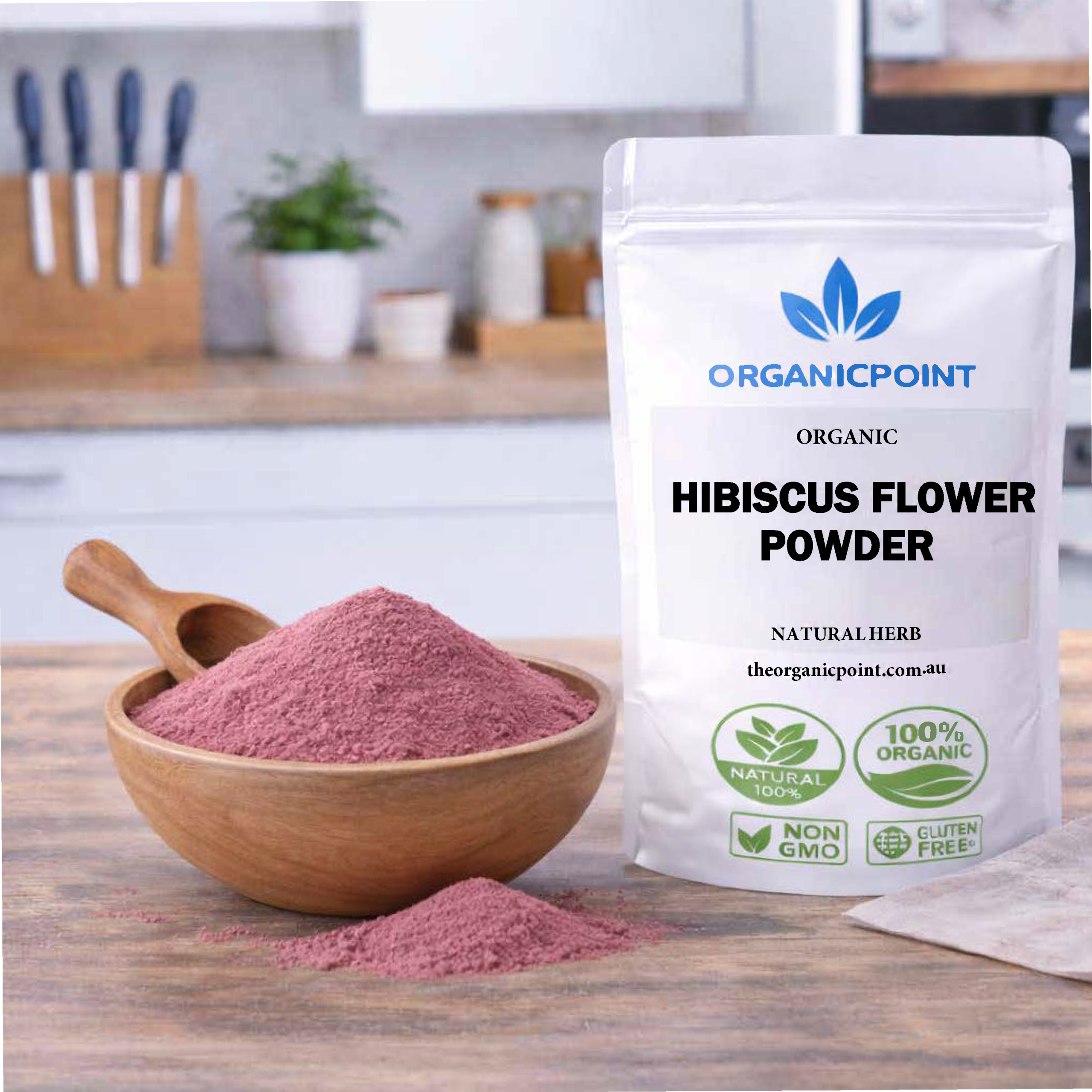 Hibiscus Rosella Flower Organic Powder OrganicPoint