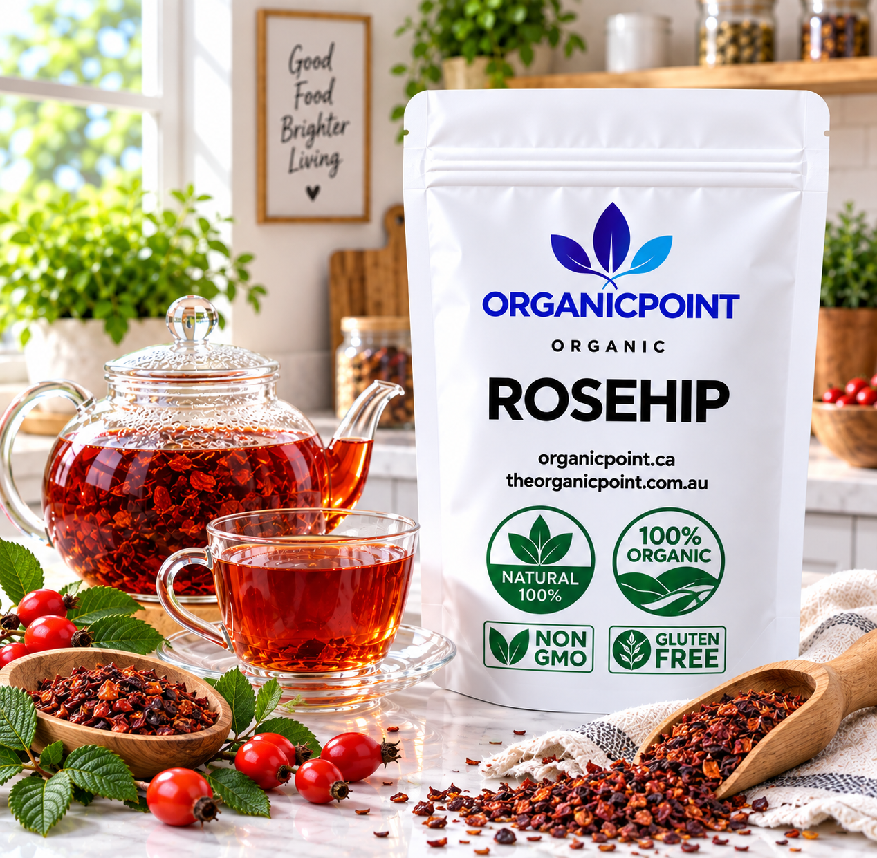 Rosehip Fine Granules Organic