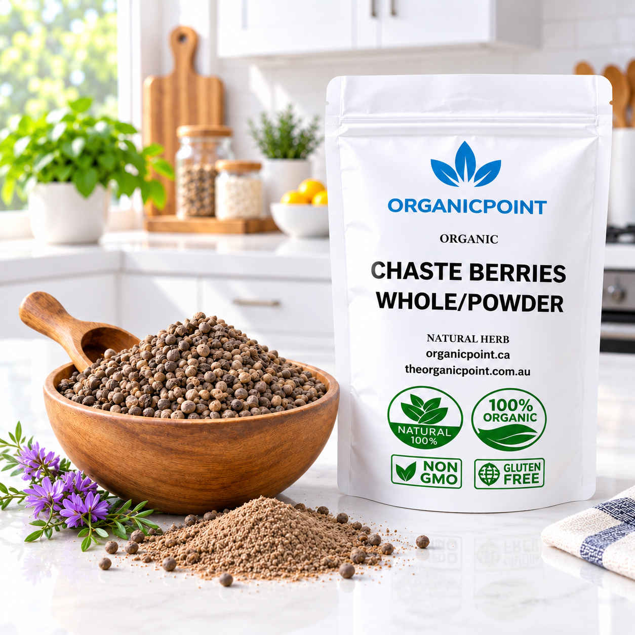 Chaste Tree Berries Whole/Powder Organic