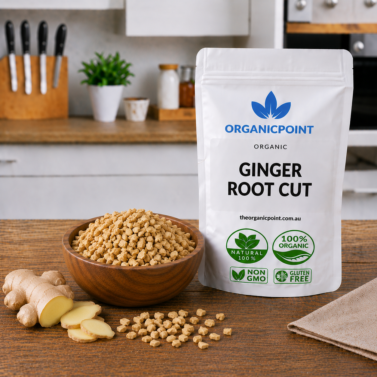 Ginger Root Cut Organic