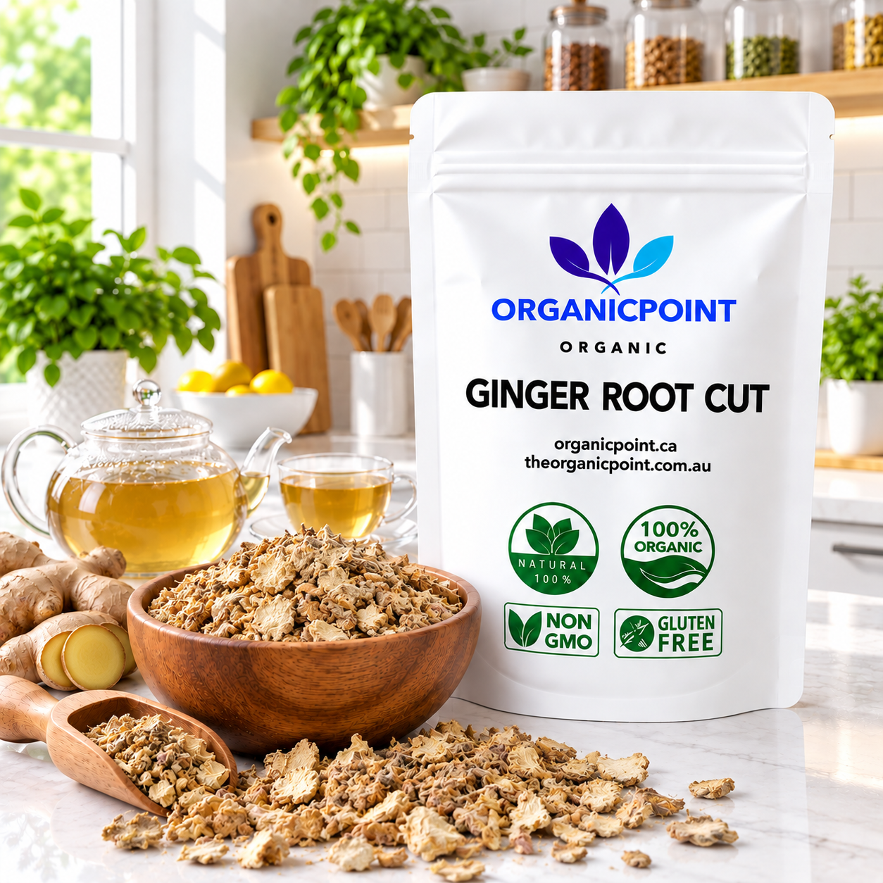 Ginger Root Cut Organic